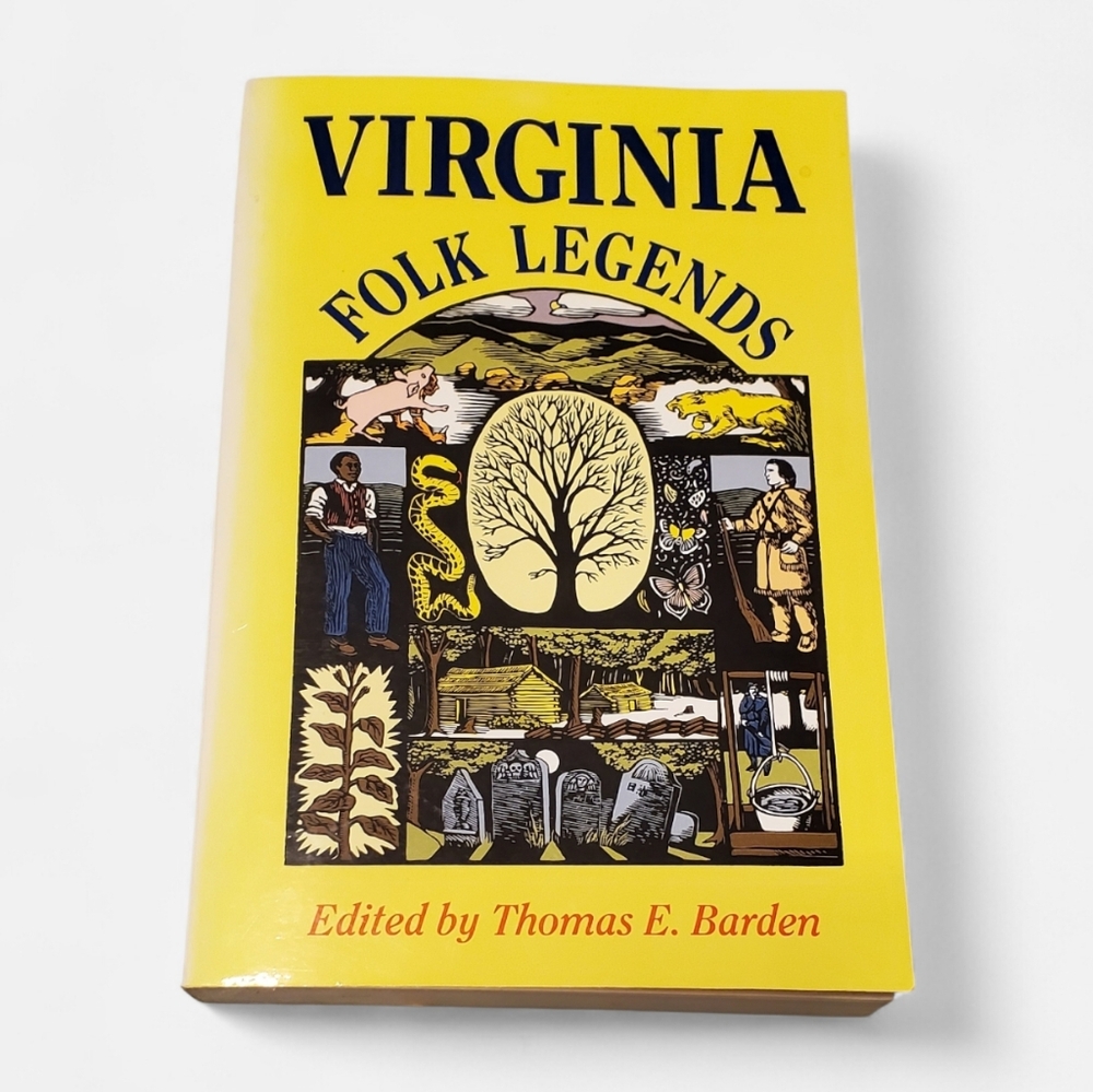 🦜 2/$10 New Virginia Folk Legends Book - Yellow Cover